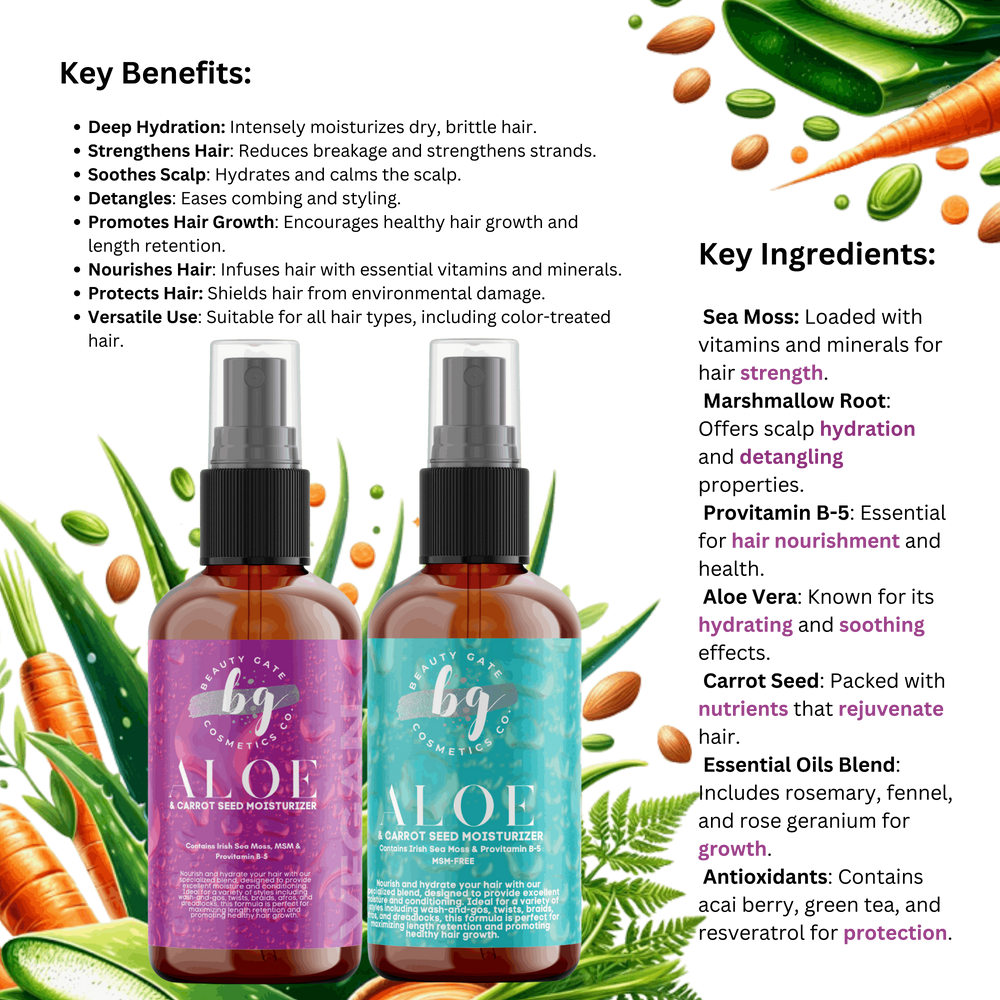 Beauty Gate Aloe & Carrot Seed Moisturizer