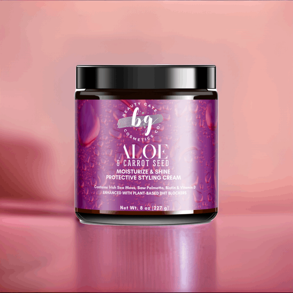 Beauty Gate Aloe & Carrot Seed Moisturize & Shine Protective Styling Cream