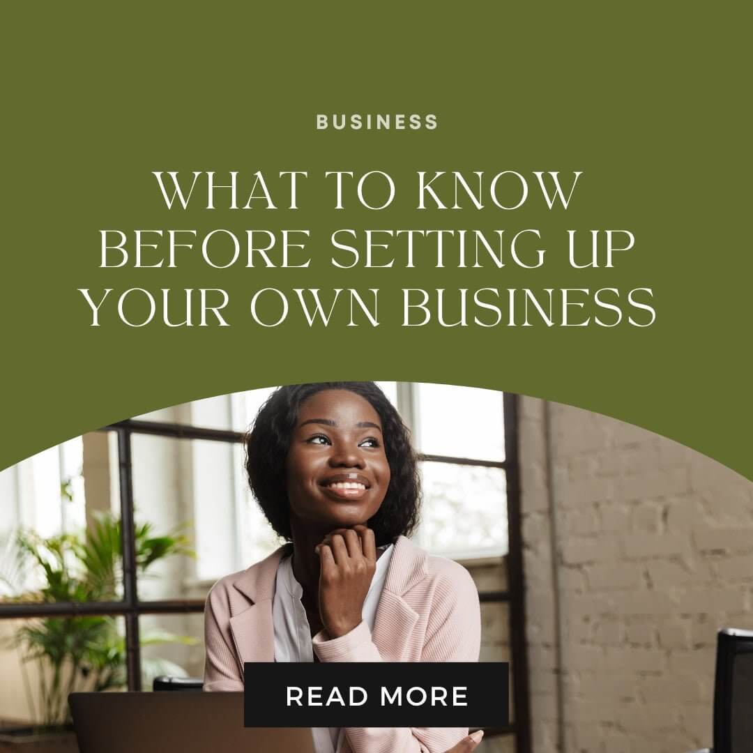 What to Know Before Setting Up Your Own Business - Go Natural 247