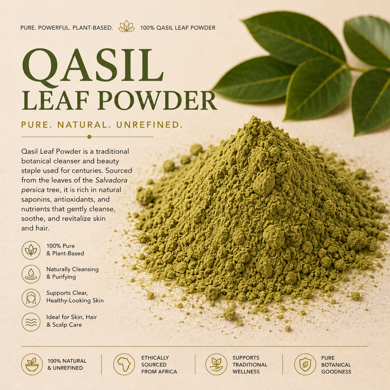 Ancient Somali Qasil Cleansing Powder: Radiant Skin Awaits Go Natural 247