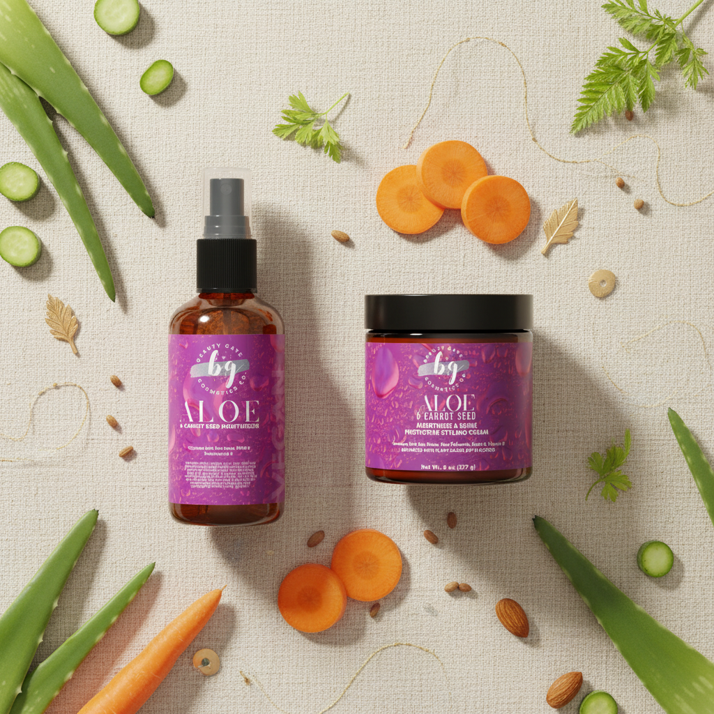 Aloe & Carrot Seed Moisture Duo: Perfect Hair Care Go Natural 247