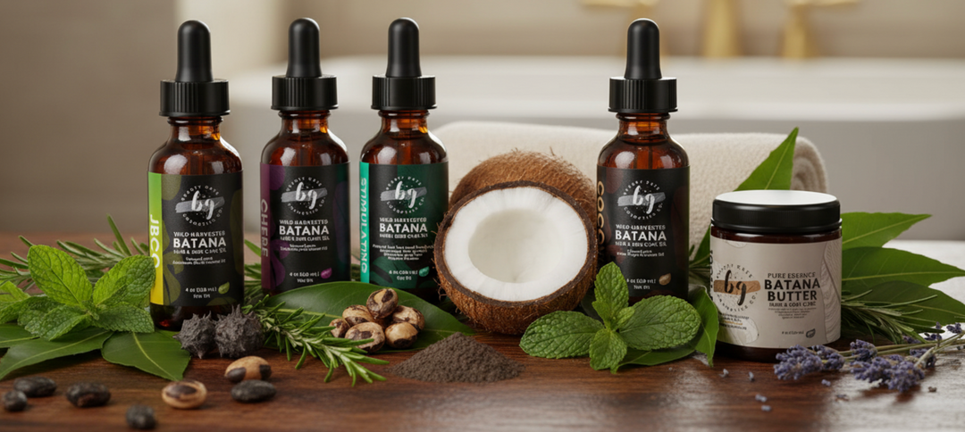 Beauty Gate Batana Oil various forms.