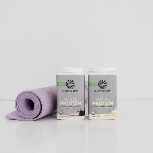 Sunwarrior - Vanilla Active Protein - Plant-Based, Gluten-Free Sunwarrior