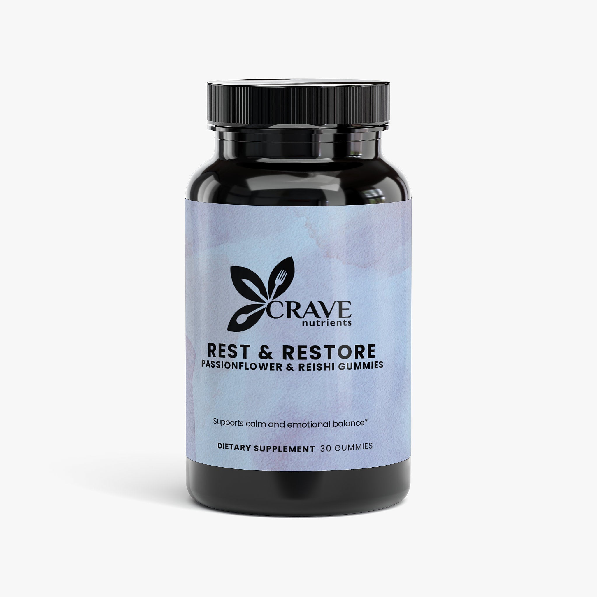 Rest & Restore Passionflower & Reishi Gummies Crave Nutrients