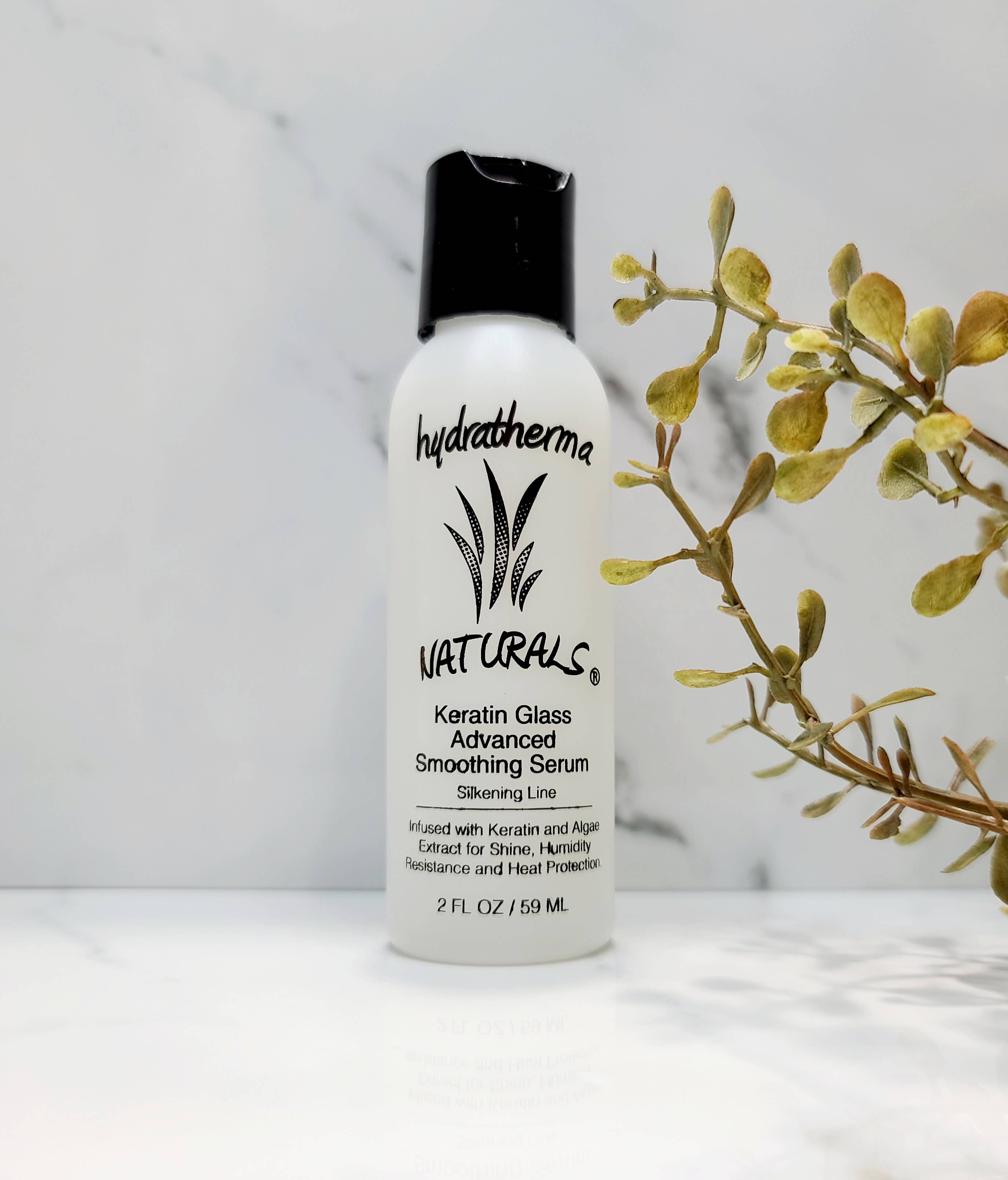 Hydratherma Naturals - NEW! KERATIN GLASS ADVANCED SERUM 2 Oz. *SILK PRESS SYSTEM Hydratherma Naturals
