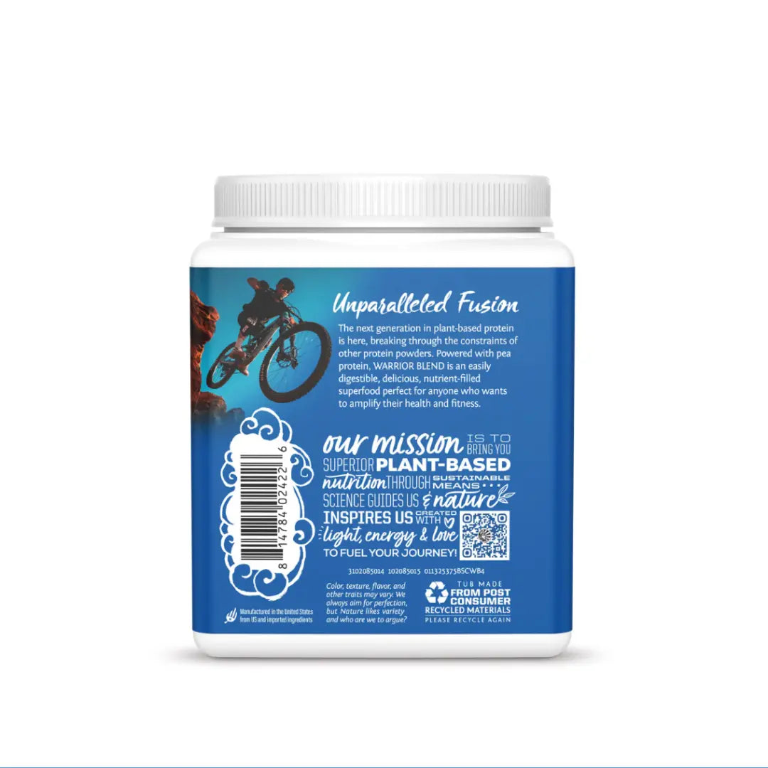 Sunwarrior - Warrior Blend Berry Shortcake Protein - Pea Protein Powder: 750g Sunwarrior