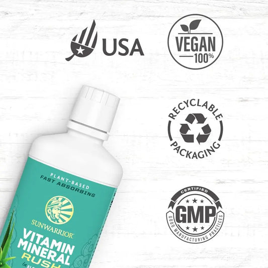 Sunwarrior - Liquid Vitamin Mineral Rush - Aloe Vera Juice Sunwarrior