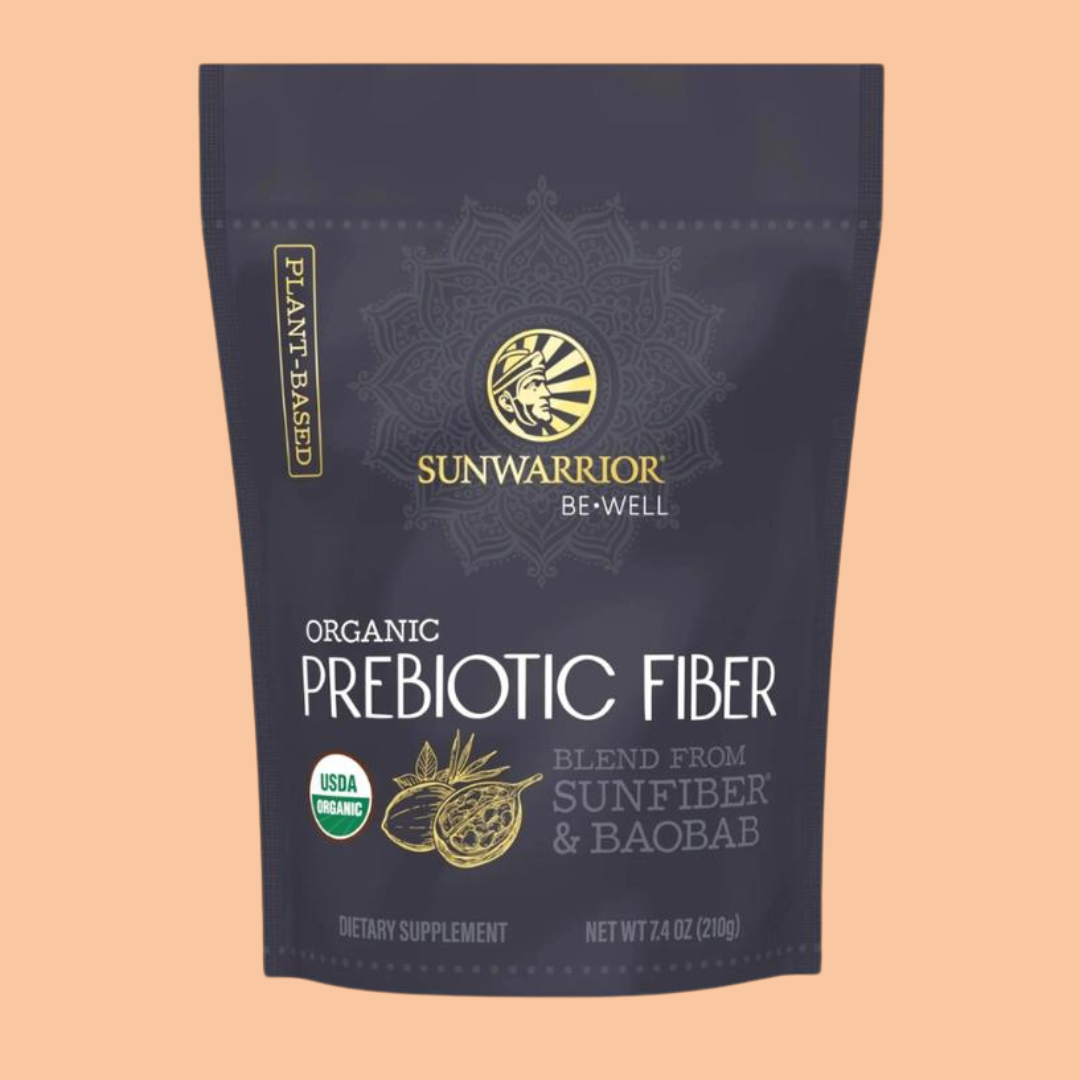 Sunwarrior - Be Well Prebiotic Fiber Powder Supplement - Organic