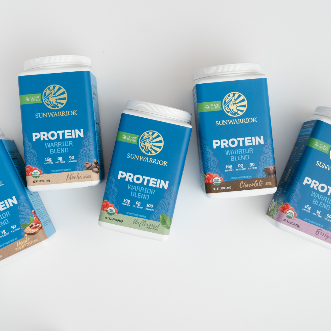 Warrior Blend Vanilla Pea Protein – Plant-Based Strength & Recovery (375g) Sunwarrior