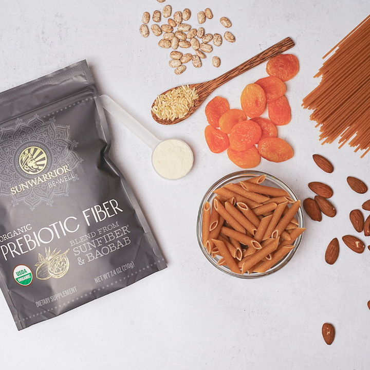 Sunwarrior - Be Well Prebiotic Fiber Powder Supplement - Organic