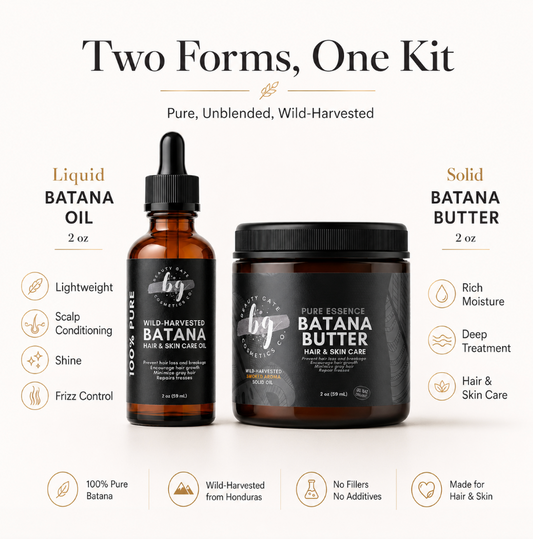Batana Oil (Liquid and Solid) Kit Go Natural 247