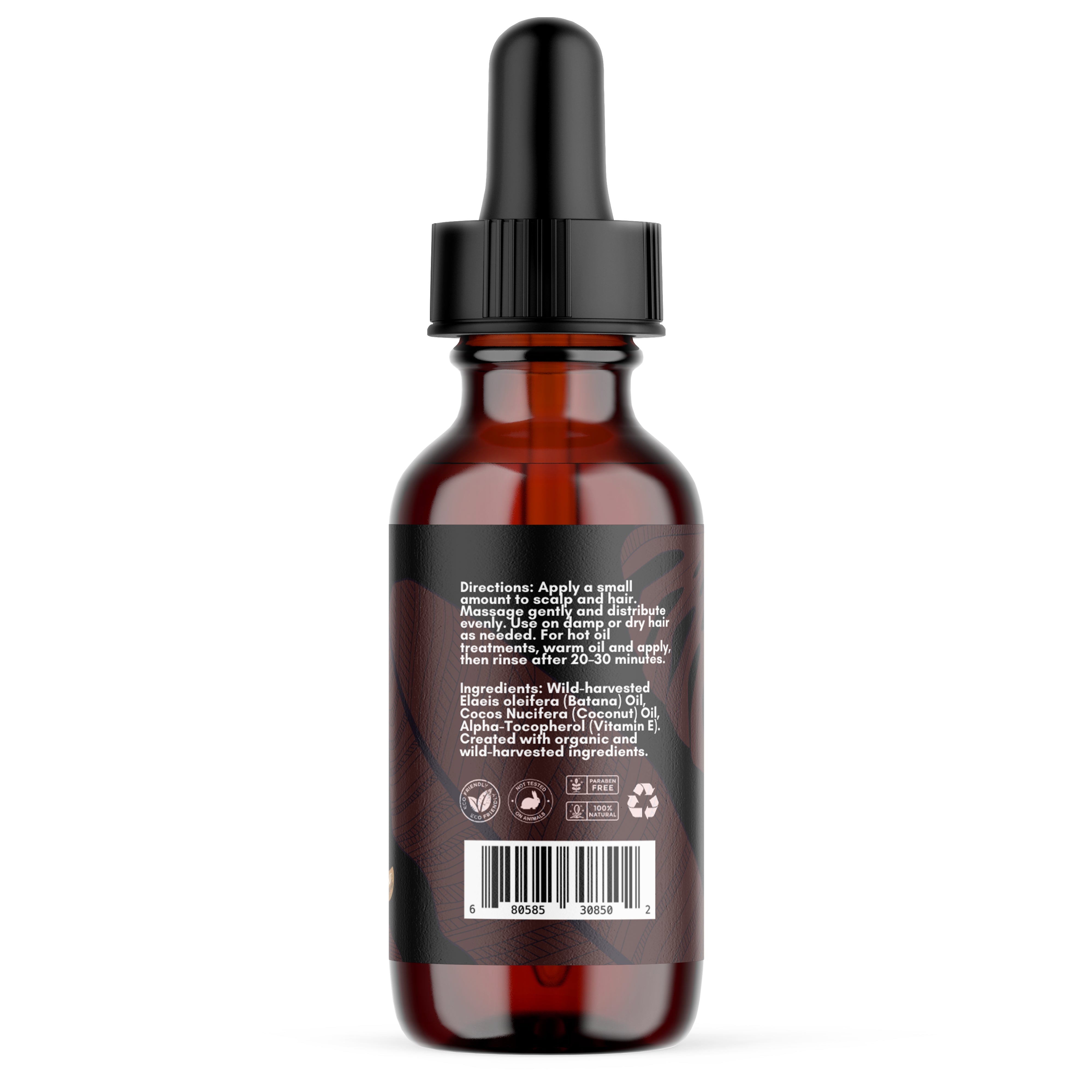 Coconut & Batana Oil Hair Conditioning Pre-wash/Leave-in Hair Serum – Lightweight Frizz Control Beauty Gate Cosmetics