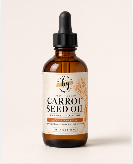 Carrot Seed Oil - 100% Cold-pressed Carrier Oil Beauty Gate Cosmetics / Fulfilled by Go Natural 247