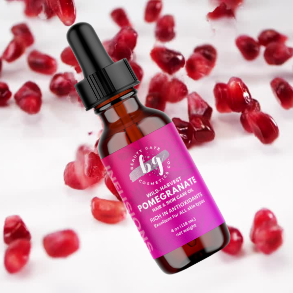 Wild-harvest Pomegranate Seed Oil back view – Go Natural 247