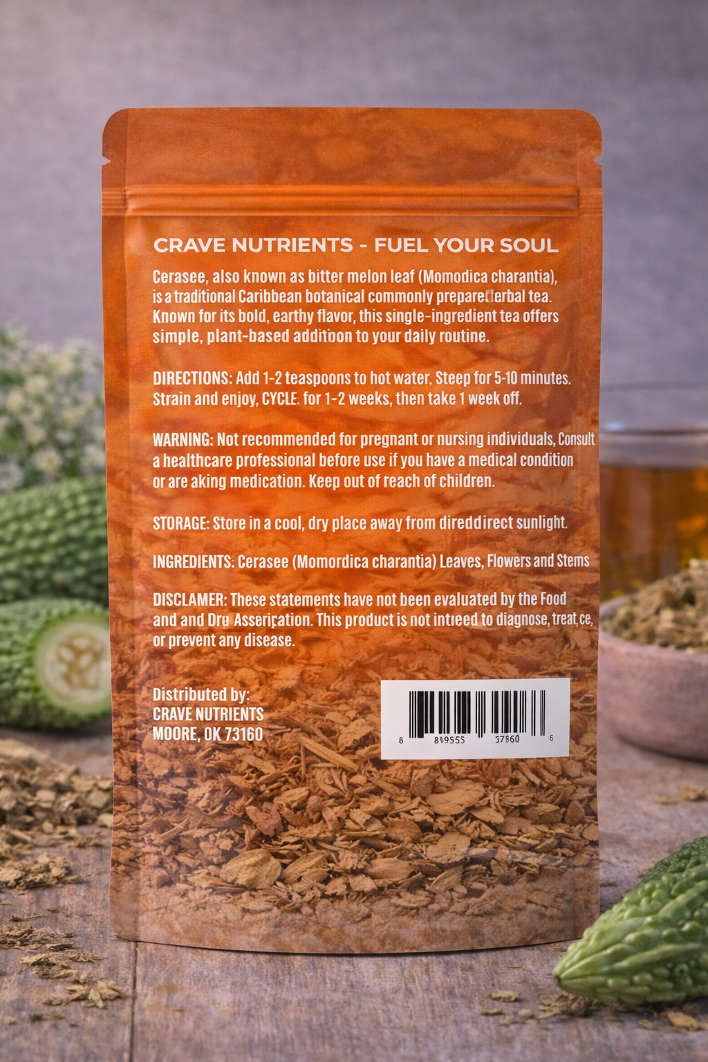 Cerasee Tea – Bitter Melon Leaf (Momordica Charantia) Go Natural 247