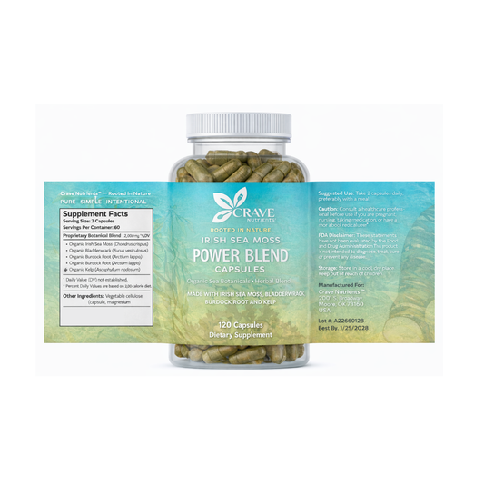 Sea Moss Wellness Stack | Raw + Gummies + Capsules Crave Nutrients