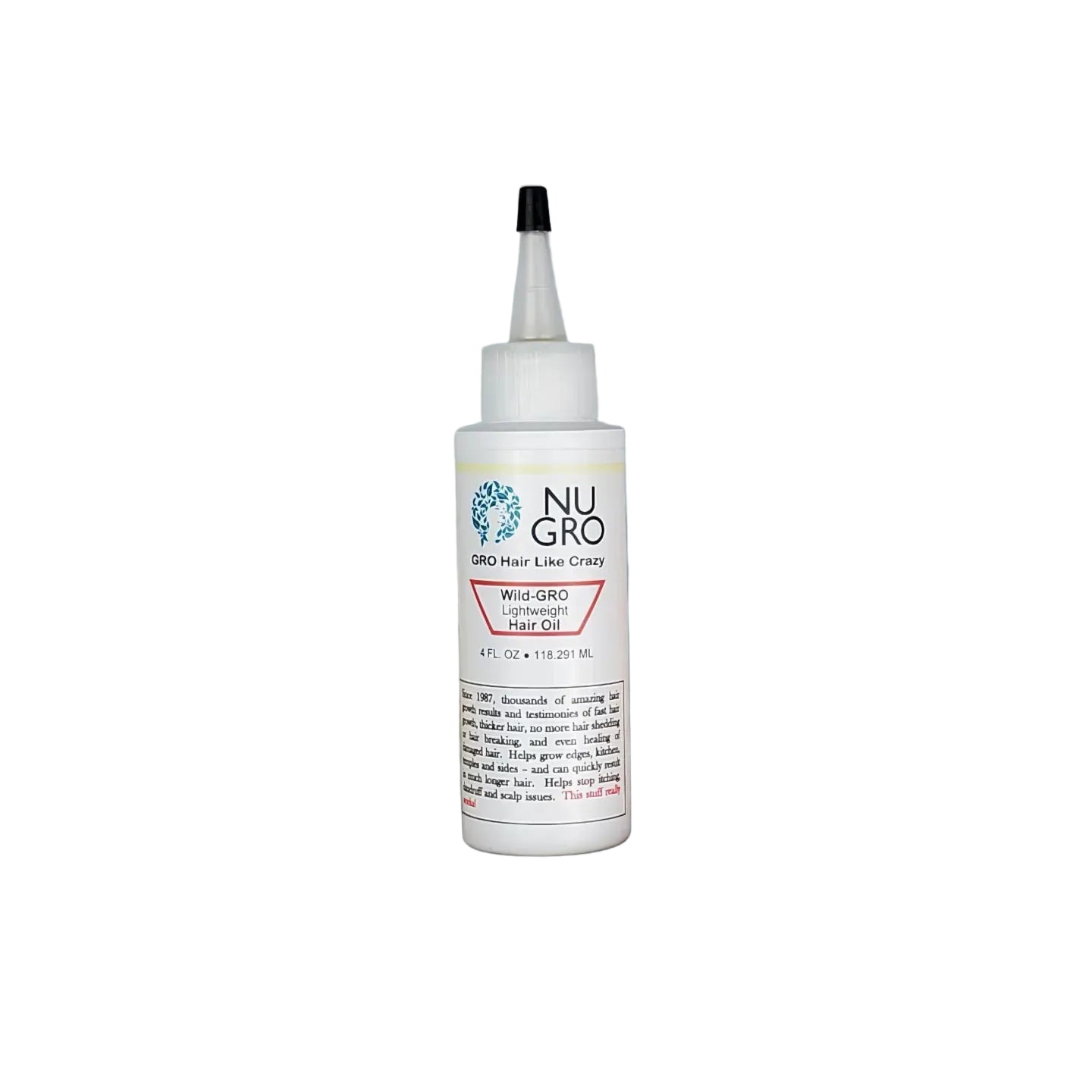 NuGro WildGro Hair-GRO Oil – Herbal Growth & Scalp Oil 4 oz NuGro