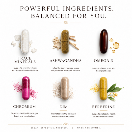 PCOS Hormone Balance Support Pack for Women Crave Nutrients