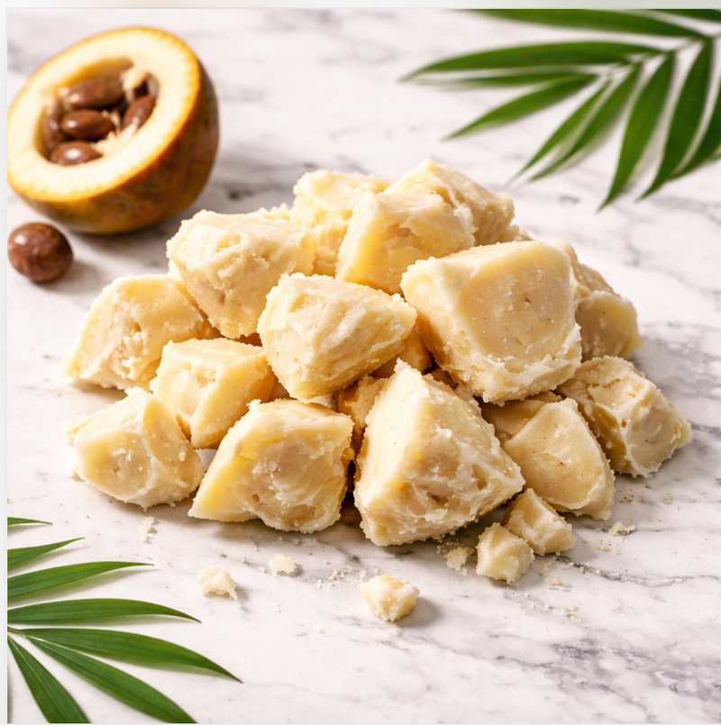 MuruMuru Butter (Astrocaryum murumuru) Raw Amazonian Deep Conditioning Butter for Hair and Skin Beauty Gate Cosmetics