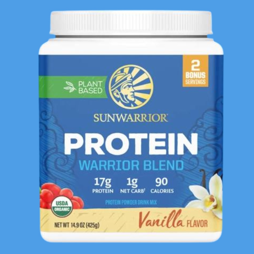 Warrior Blend Vanilla Pea Protein – Plant-Based Strength & Recovery (375g) Sunwarrior