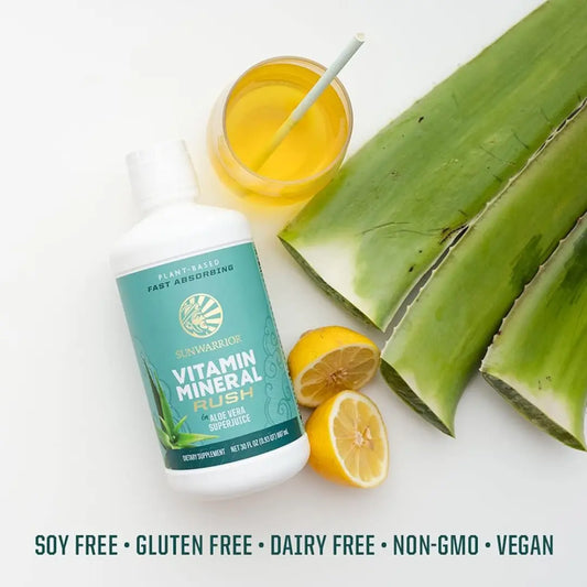 Sunwarrior - Liquid Vitamin Mineral Rush - Aloe Vera Juice Sunwarrior