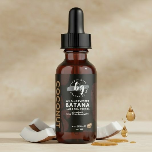 Coconut & Batana Oil Hair Conditioning Serum – Lightweight Frizz Control Beauty Gate Cosmetics