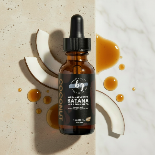 Coconut & Batana Oil Hair Conditioning Serum – Lightweight Frizz Control Beauty Gate Cosmetics