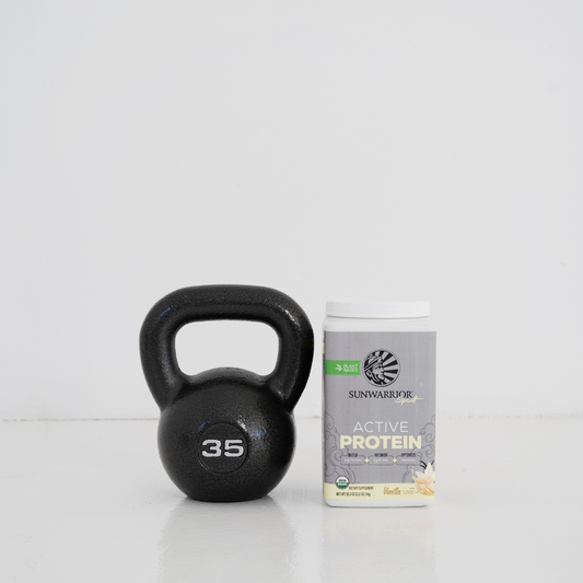 Sunwarrior - Vanilla Active Protein - Plant-Based, Gluten-Free Sunwarrior