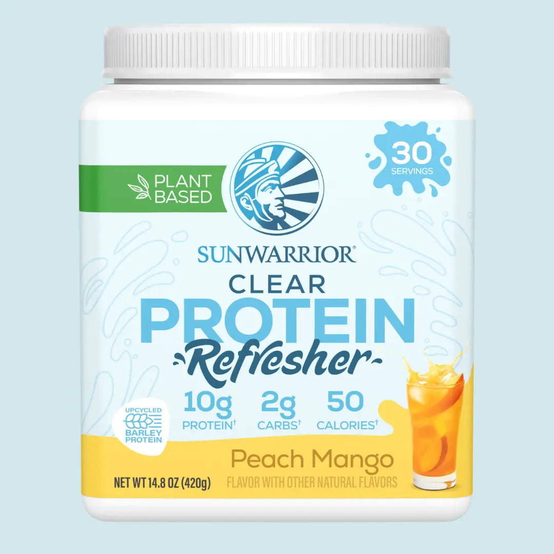 Sunwarrior - Clear Refresh Peach Mango Protein Powder - Barley Protein Sunwarrior