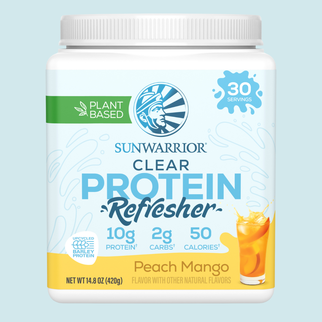 Sunwarrior - Clear Refresh Peach Mango Protein Powder - Barley Protein