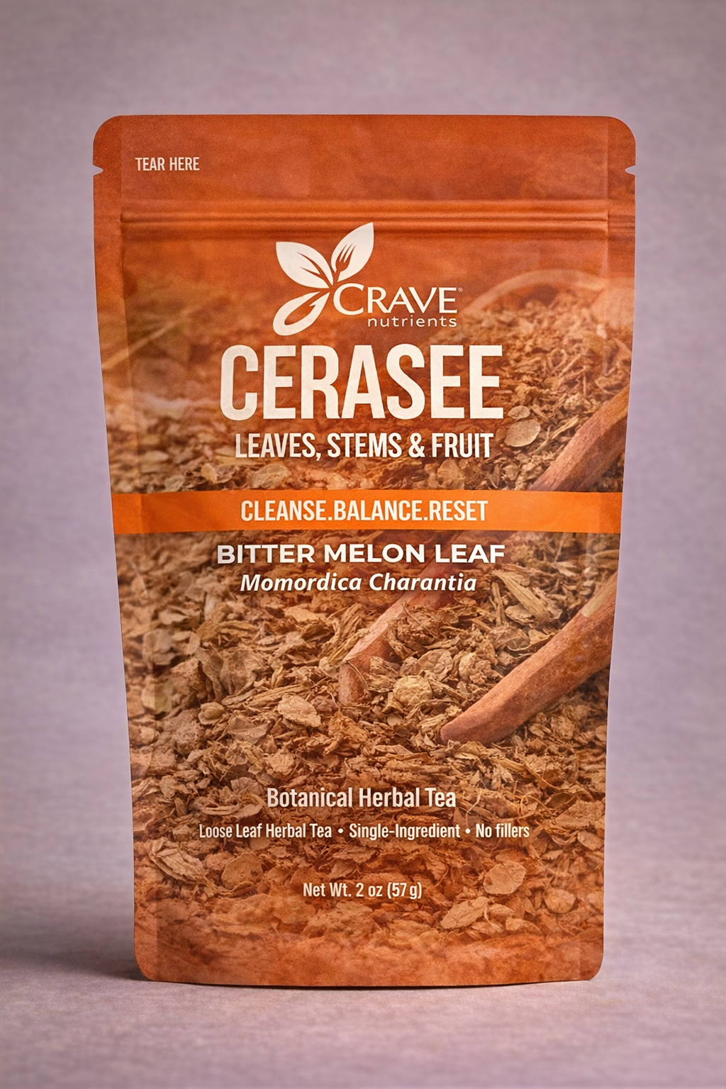 Cerasee Tea – Bitter Melon Leaf (Momordica Charantia) Go Natural 247