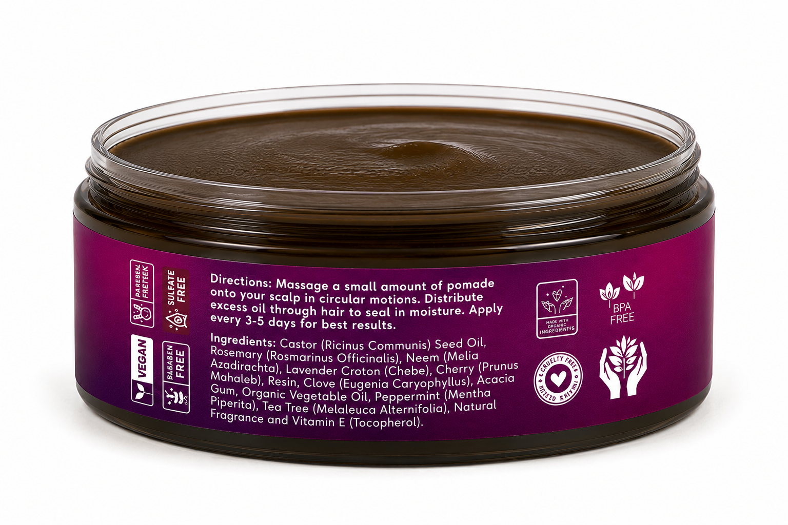 Beauty Gate Wild-Harvested Pure Chebe Pomade | Hair Growth & Length Retention Beauty Gate Cosmetics