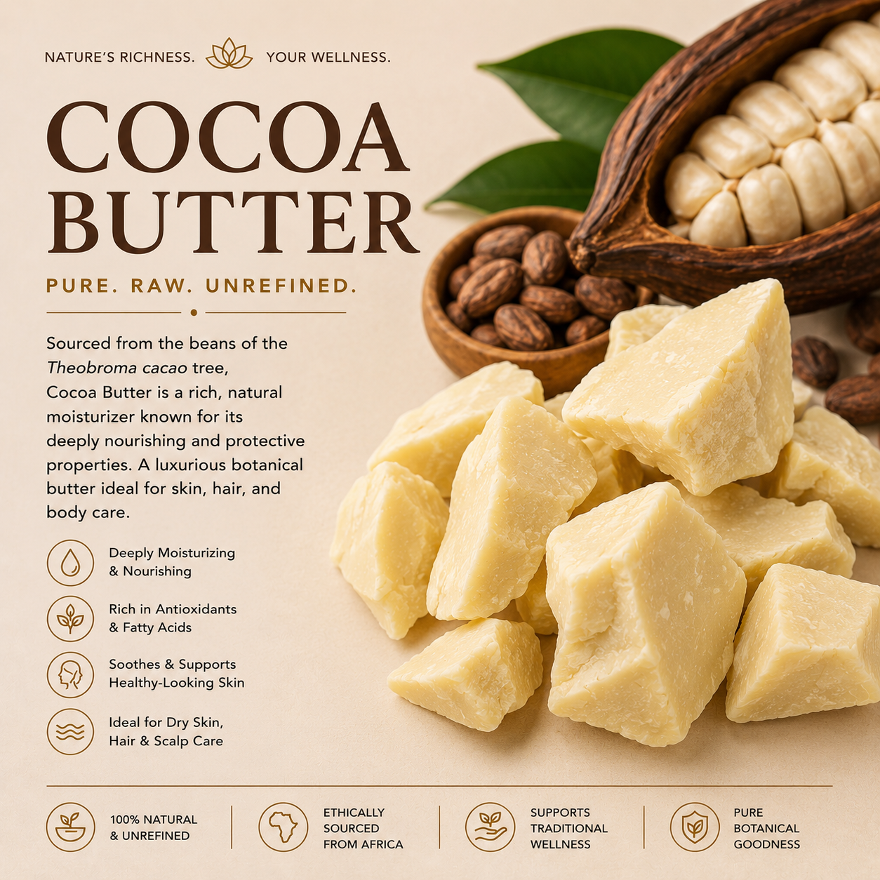 DIY Body Butter Trio | Cocoa Butter + Mango Butter + Ivory Shea Butter Go Natural 247
