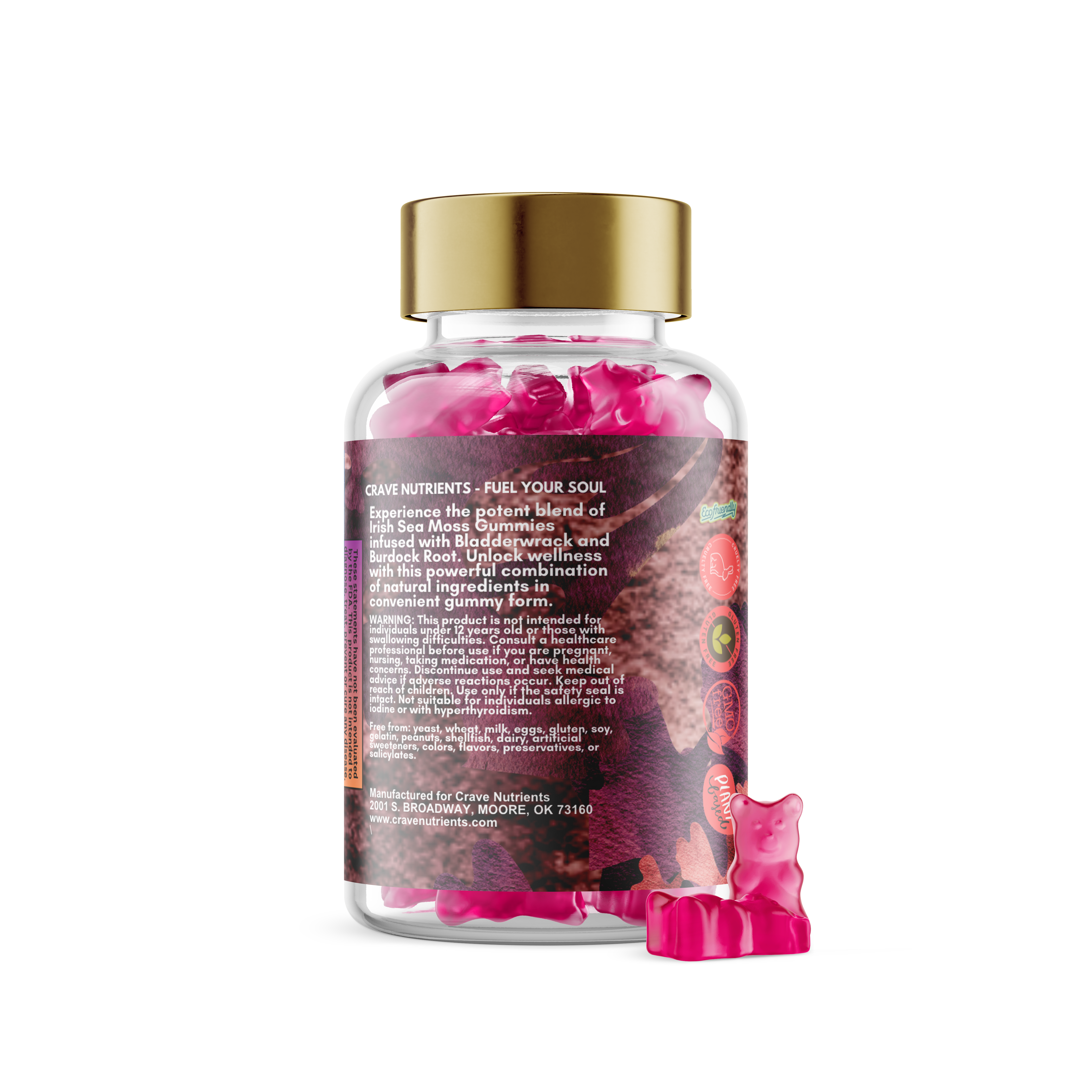 Irish Sea Moss Gummies with Bladderwrack & Burdock Root lifestyle – Go Natural 247