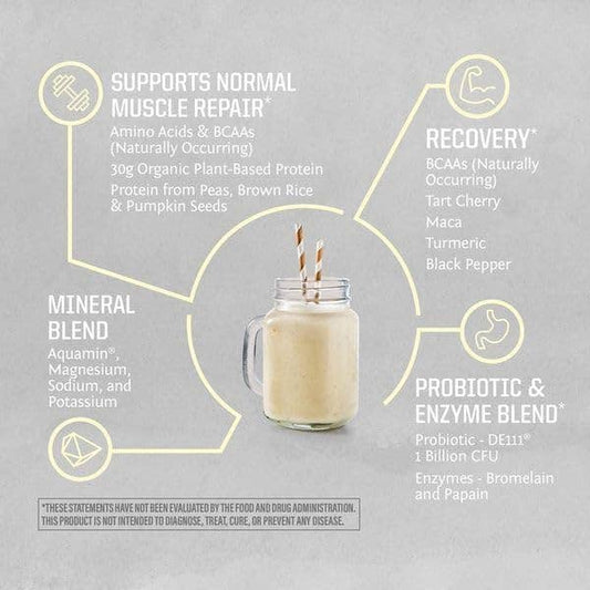 Sunwarrior - Vanilla Active Protein - Plant-Based, Gluten-Free Sunwarrior