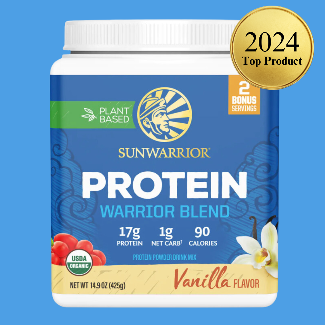 Warrior Blend Vanilla Pea Protein – Plant-Based Strength & Recovery (375g) Sunwarrior