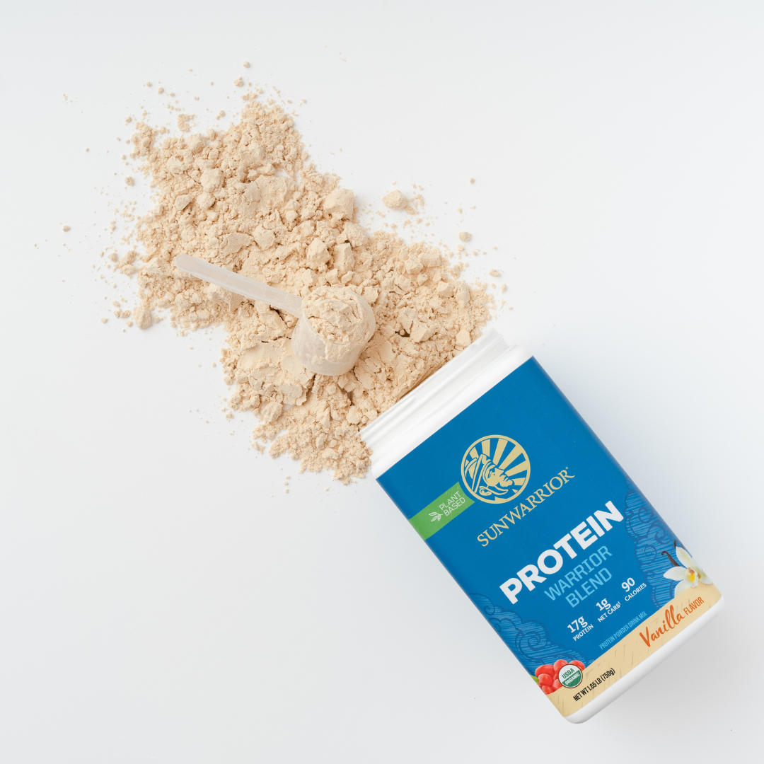 Warrior Blend Vanilla Pea Protein – Plant-Based Strength & Recovery (375g) Sunwarrior