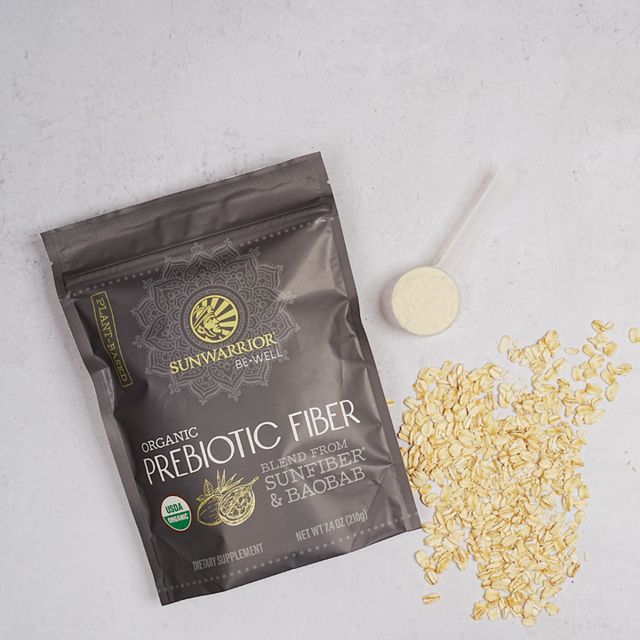 Sunwarrior - Be Well Prebiotic Fiber Powder Supplement - Organic