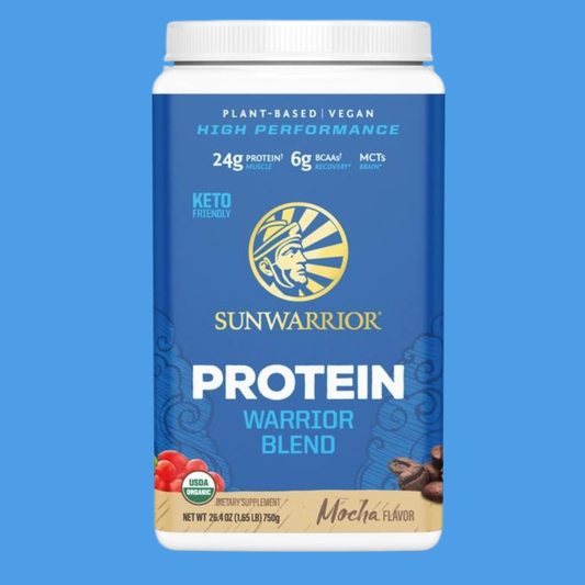 Sunwarrior - Warrior Blend Mocha Protein - Pea Protein Powder: 375g Sunwarrior