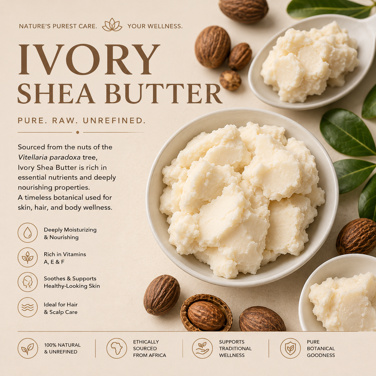 DIY Body Butter Trio | Cocoa Butter + Mango Butter + Ivory Shea Butter Go Natural 247