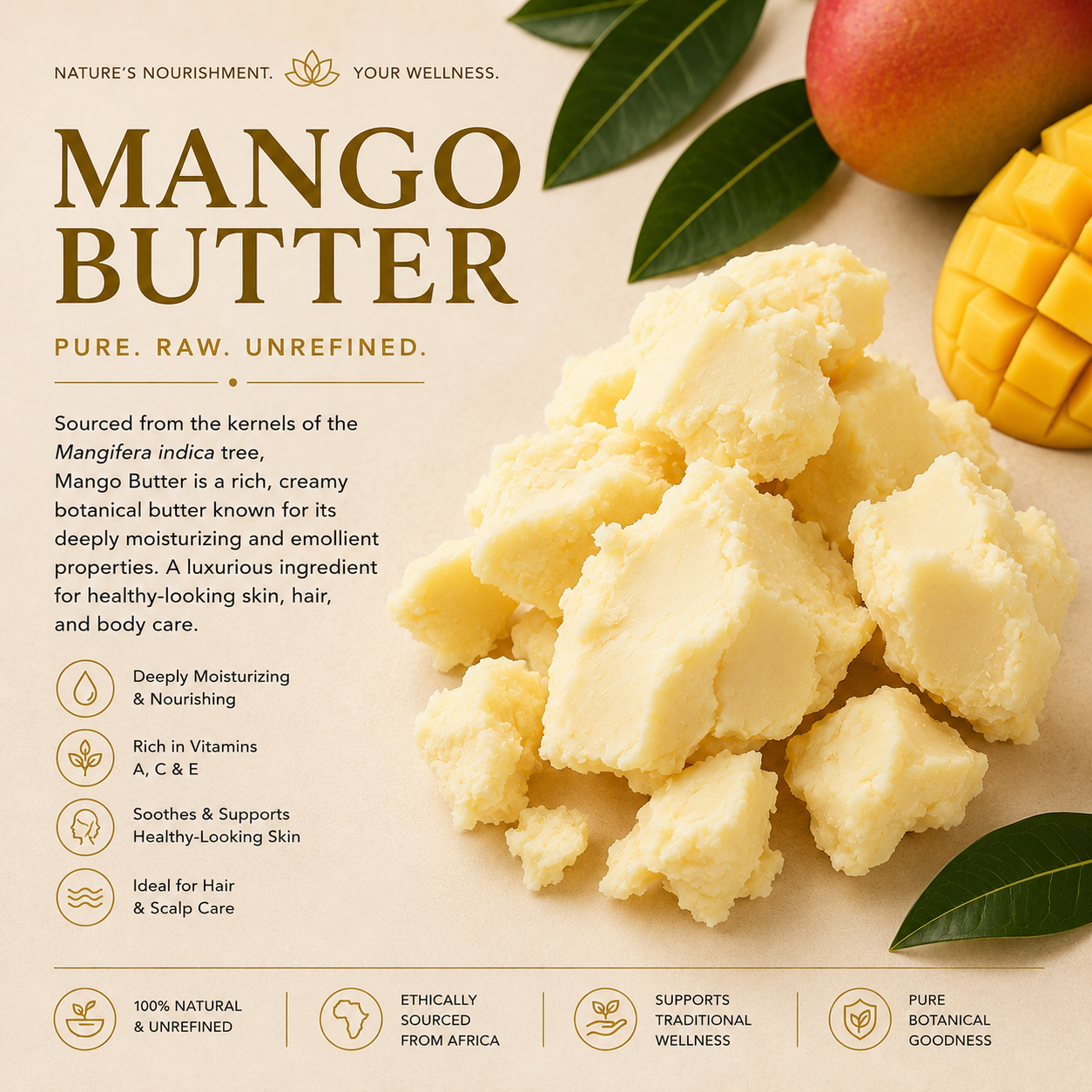 DIY Body Butter Trio | Cocoa Butter + Mango Butter + Ivory Shea Butter Go Natural 247
