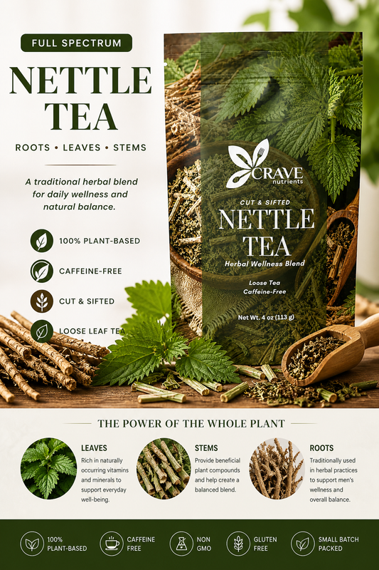 Crave Nutrients Nettle Roots, Leaves & Stems Tea Crave Nutrients