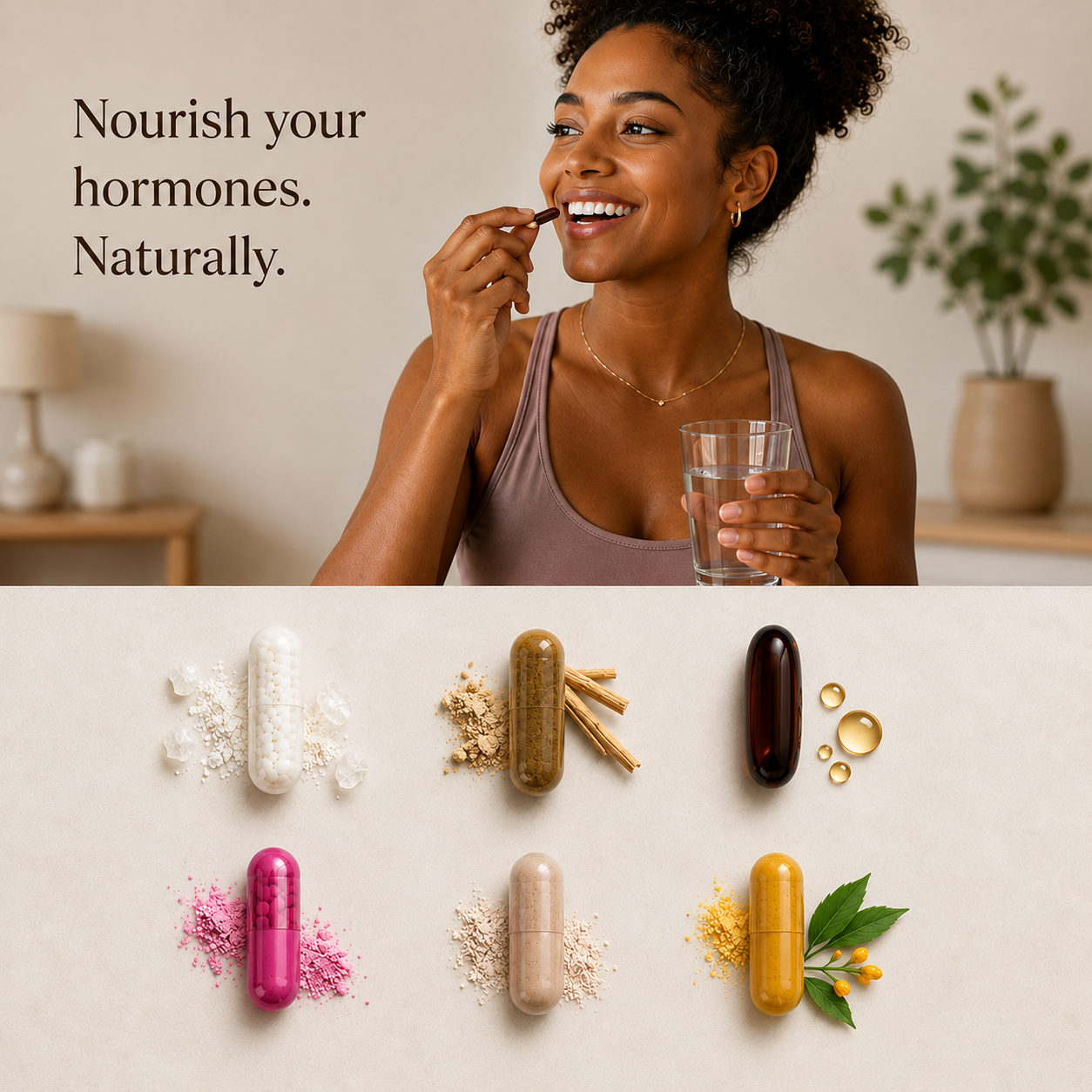 PCOS Hormone Balance Support Pack for Women Crave Nutrients