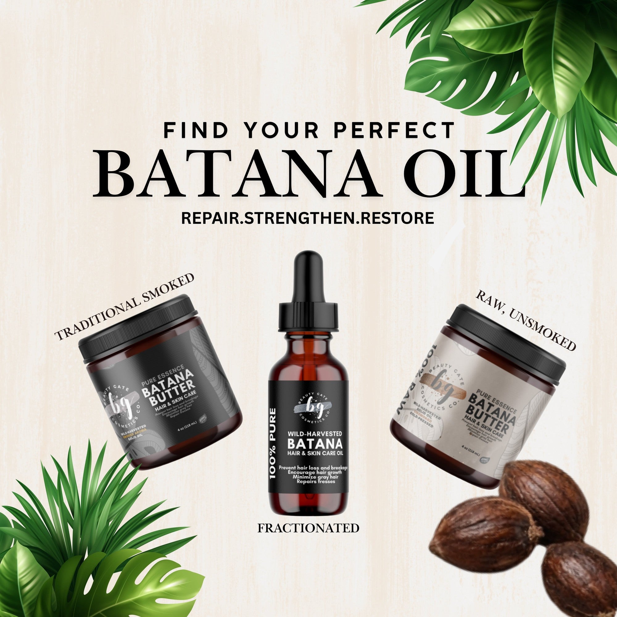 Batana Discovery Sampler Kit | Try All 3 Forms – Go Natural 247