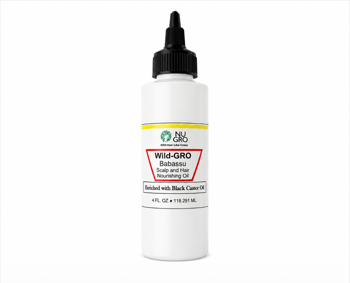 NuGro WildGro Hair-GRO Oil – Herbal Growth & Scalp Oil 4 oz NuGro