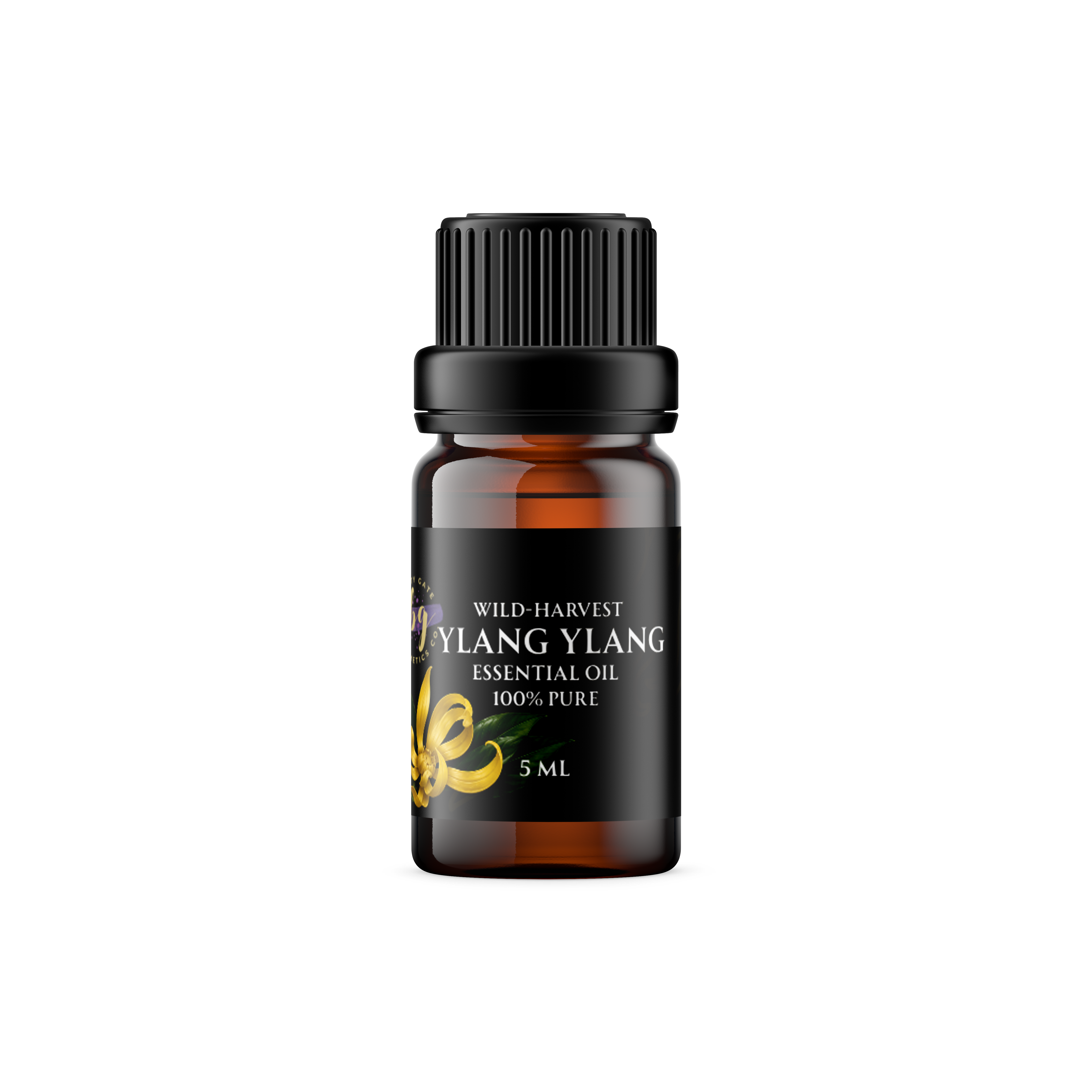Wild-harvest Ylang Ylang Essential Oil (Cananga odorata var. genuina) Luxe Floral Aromatherapy and Hair Shine Beauty Gate Cosmetics