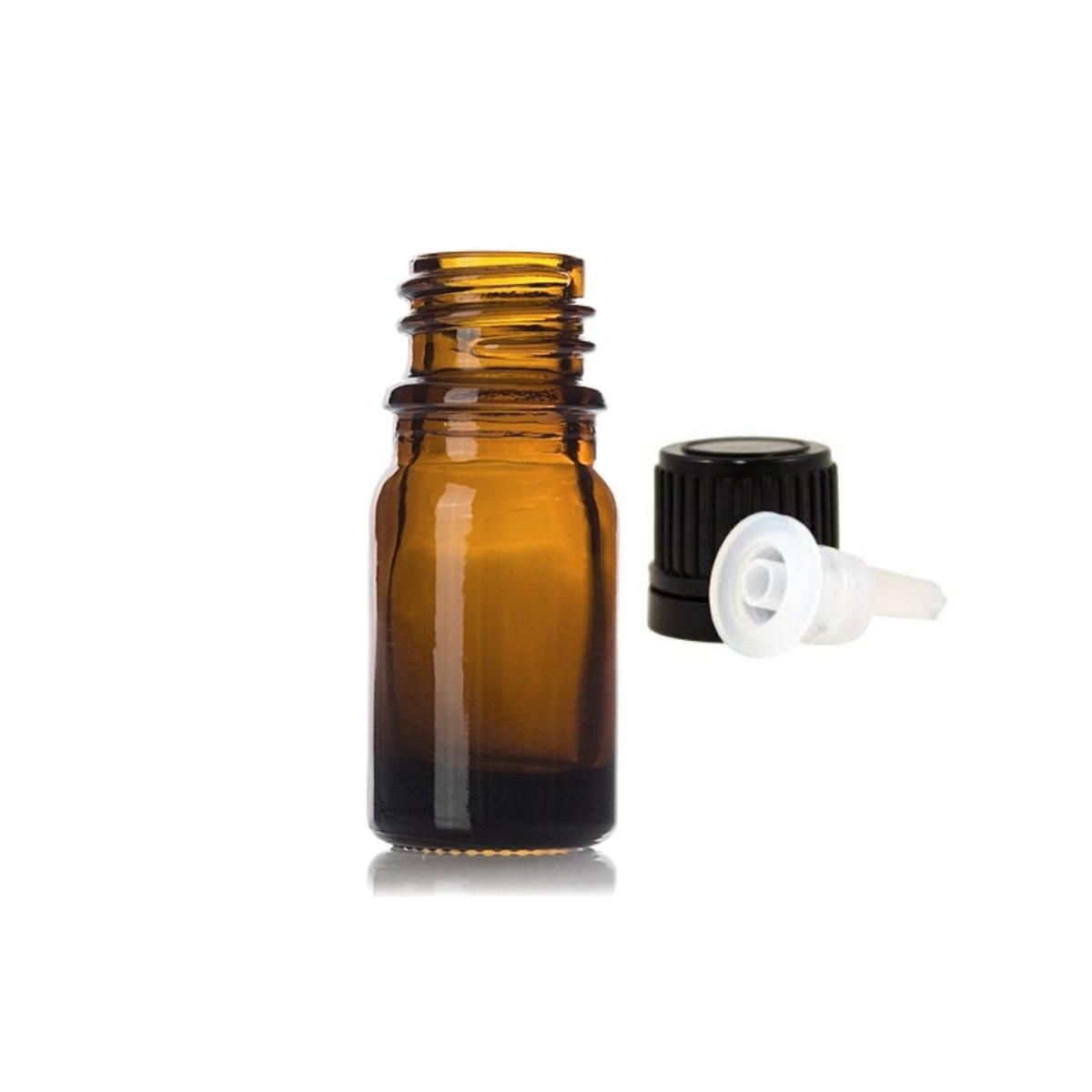 5 ml Amber Glass Bottles with Cap & Orifice – Go Natural 247
